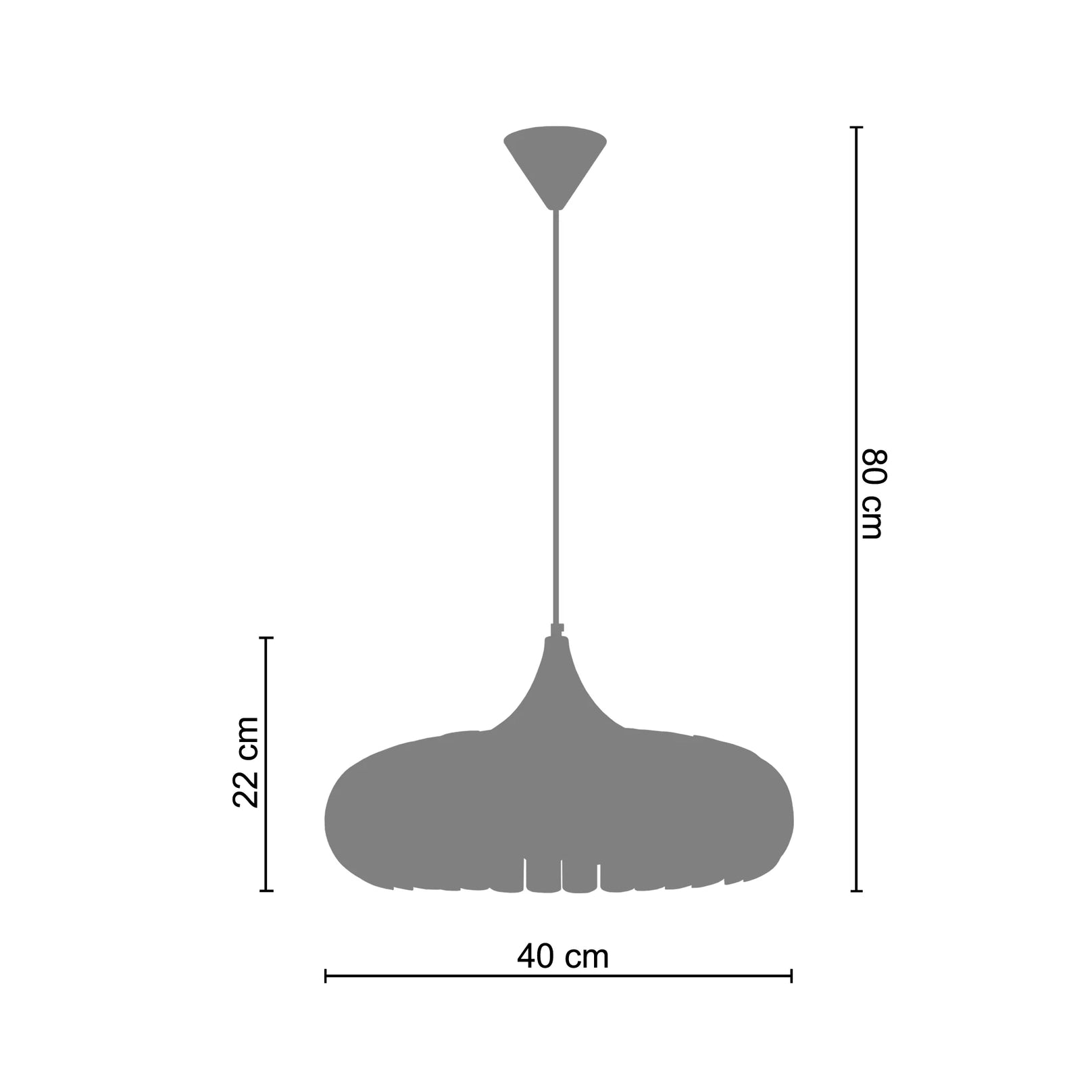 Złota Lampa Wisząca o Rzeźbiarskiej Formie