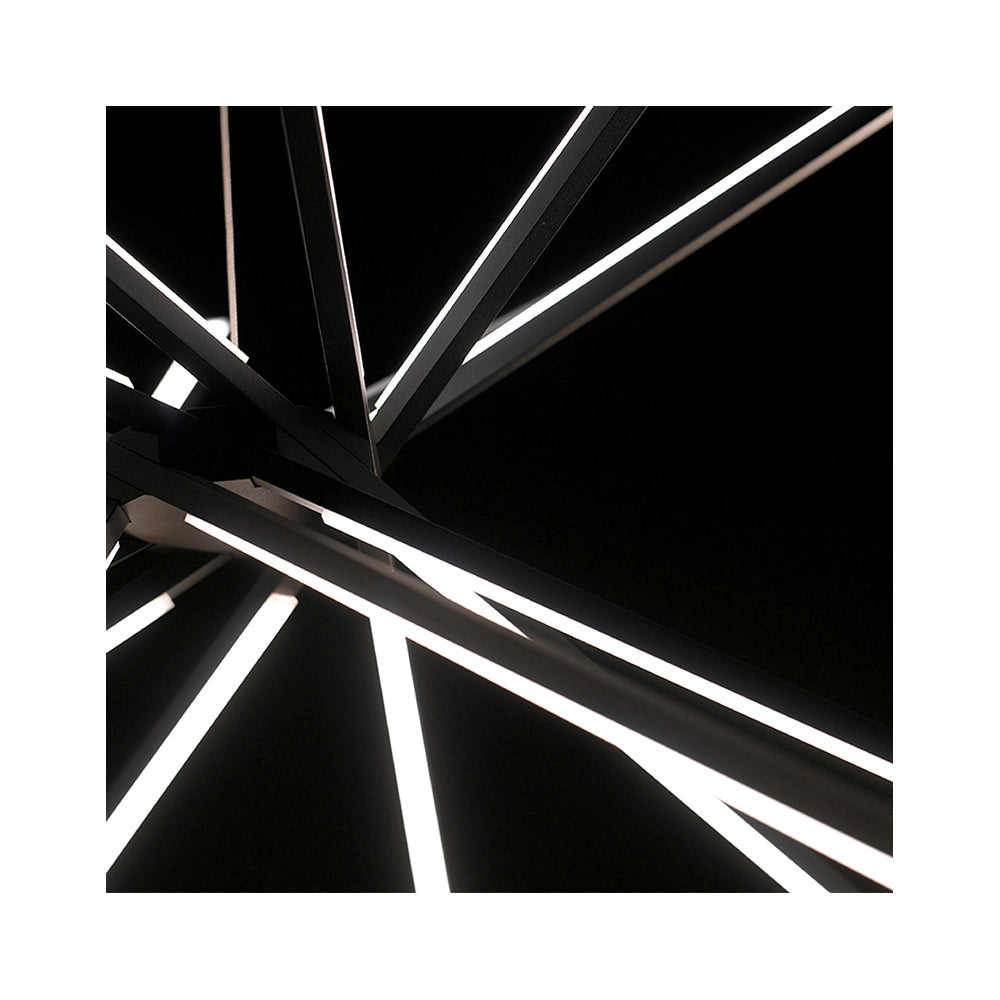 Świetlna Kompozycja — Designerska Lampa Wisząca LED