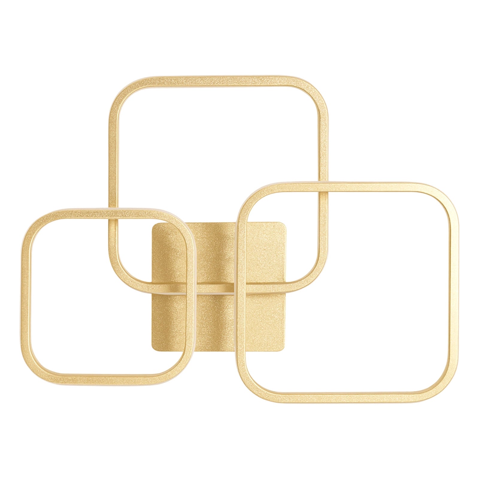 Lampa Sufitowa LED Wisząca nowoczesna żyrandol plafon 30W biała neutralna GOLD