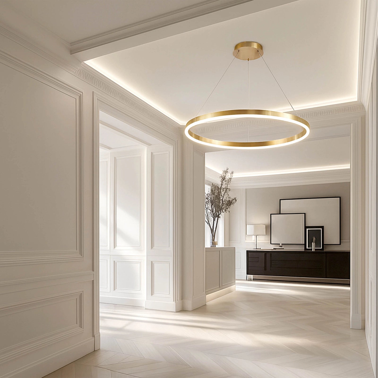 Lampa Sufitowa LED 52W – Trzy Barwy – Światło, Które Się Dostosowuje