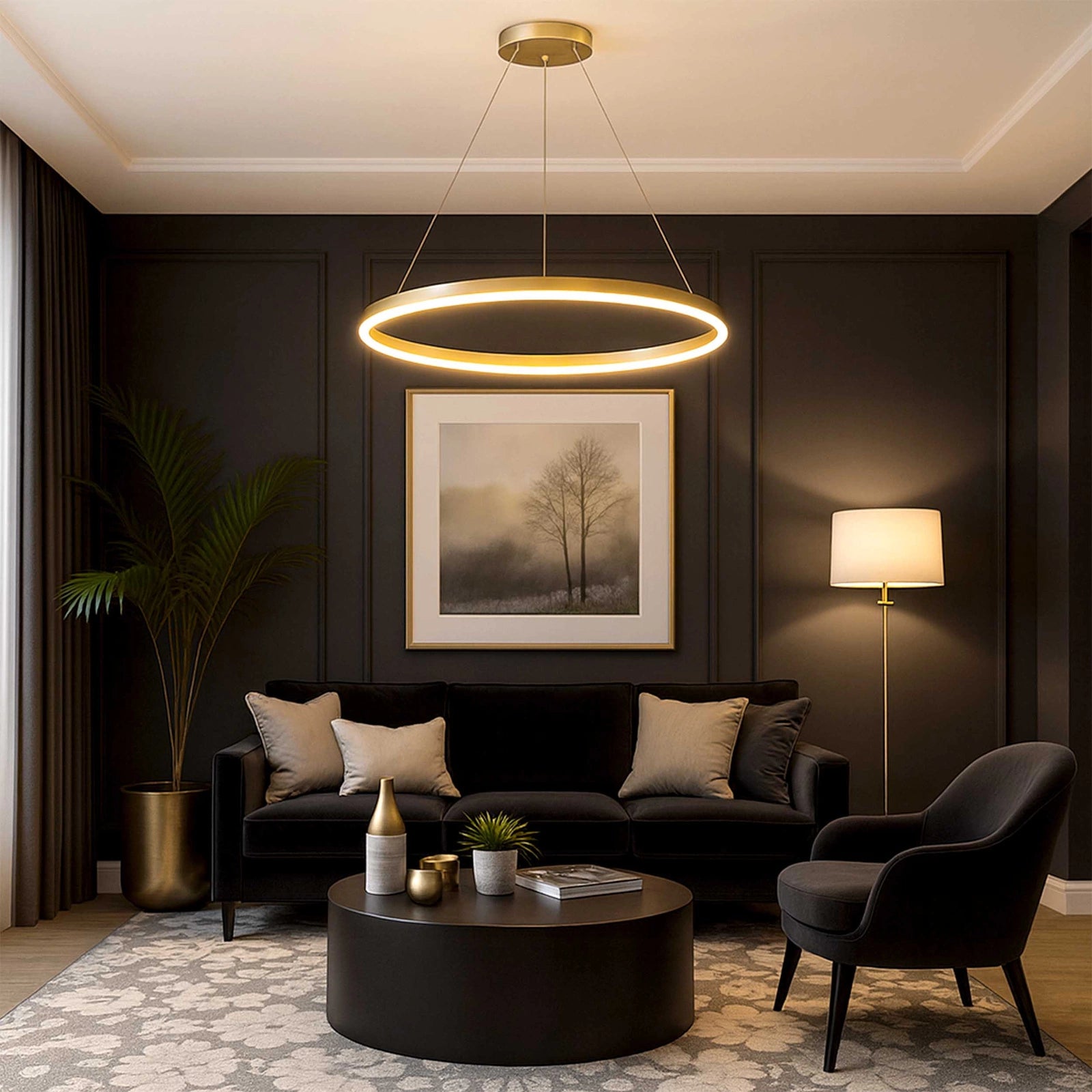 Lampa Sufitowa LED 52W – Trzy Barwy – Światło, Które Się Dostosowuje