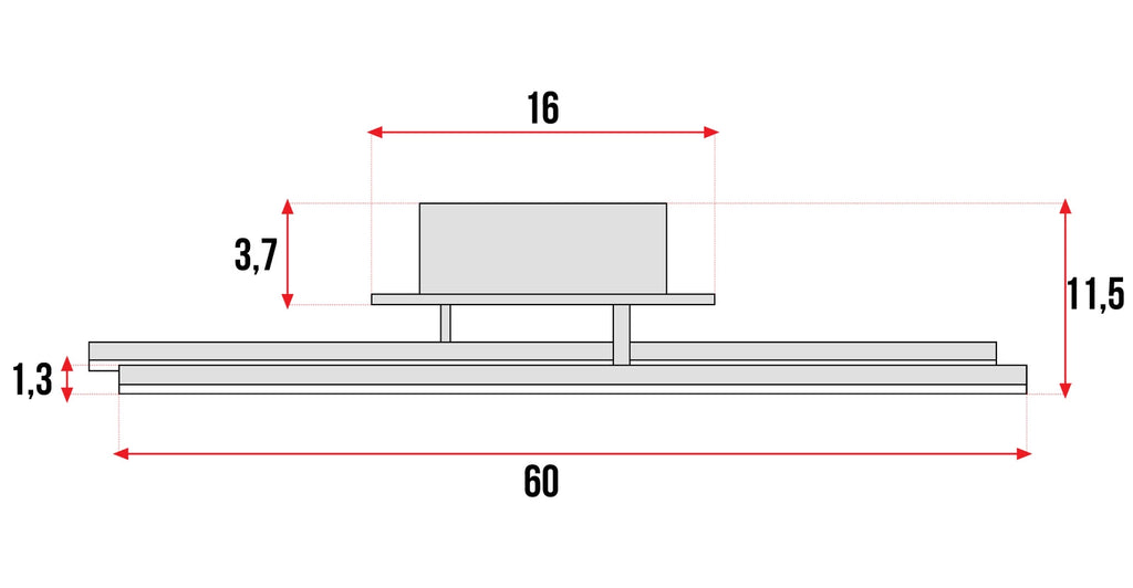 Lampa Sufitowa LED 48W Neutralne światło i minimalistyczna forma