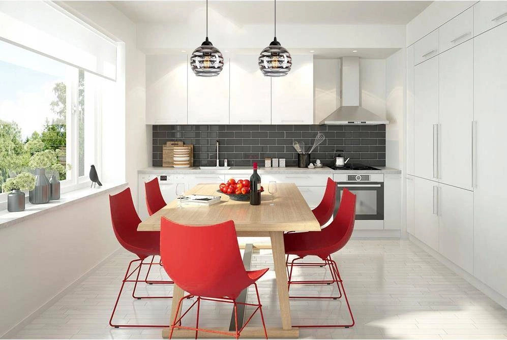 Lampa Wisząca 1×E27 Światło z duszą i szklanym kloszem