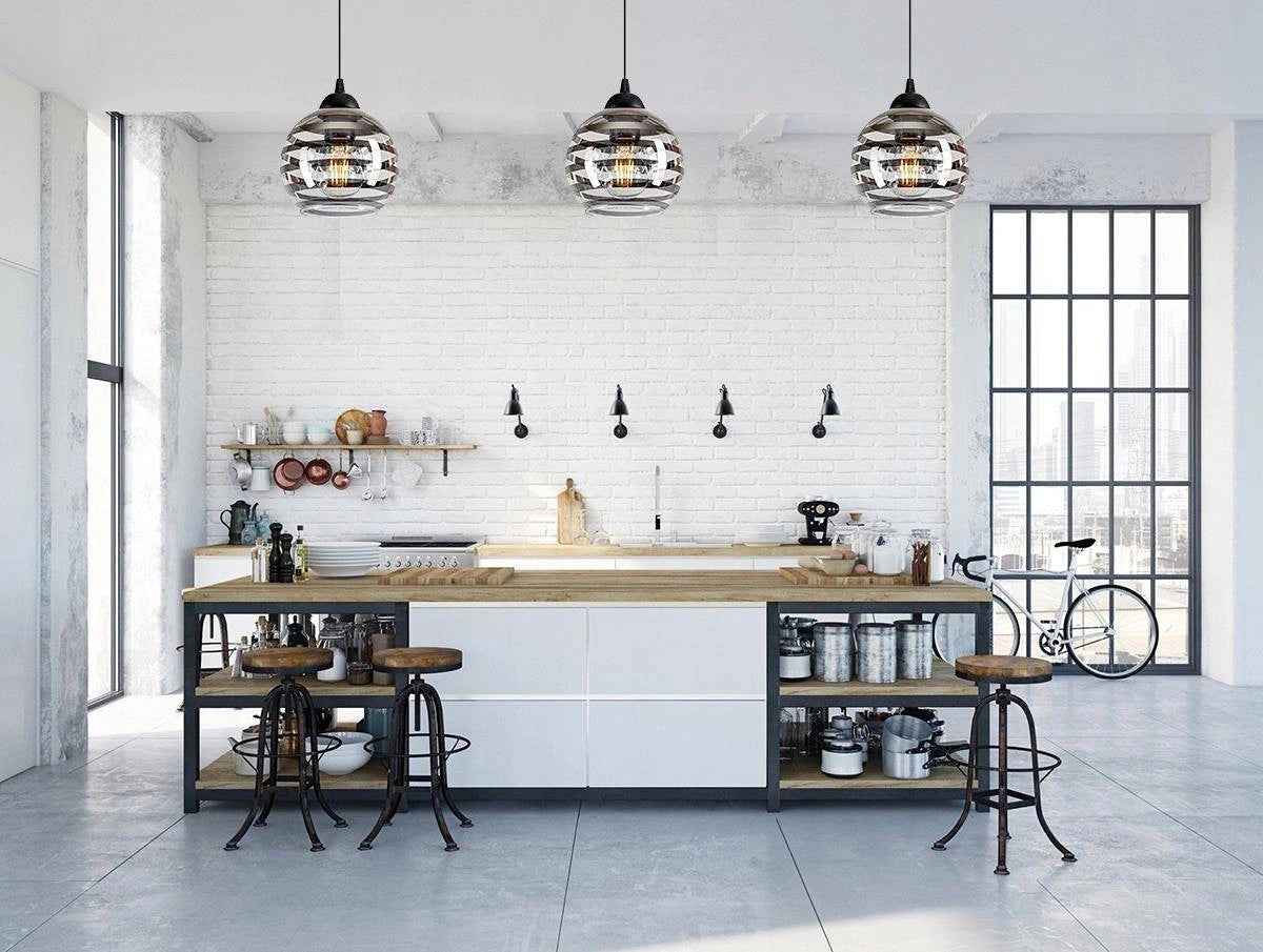 Lampa Wisząca 1×E27 Światło z duszą i szklanym kloszem