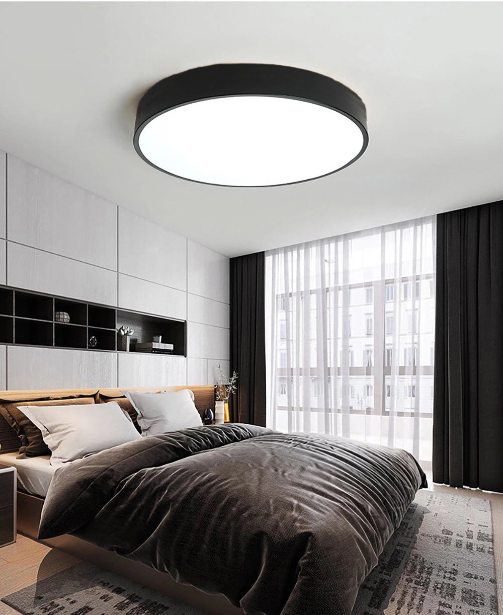 Plafon LED 30W Minimalistyczne światło, spokojna przestrzeń