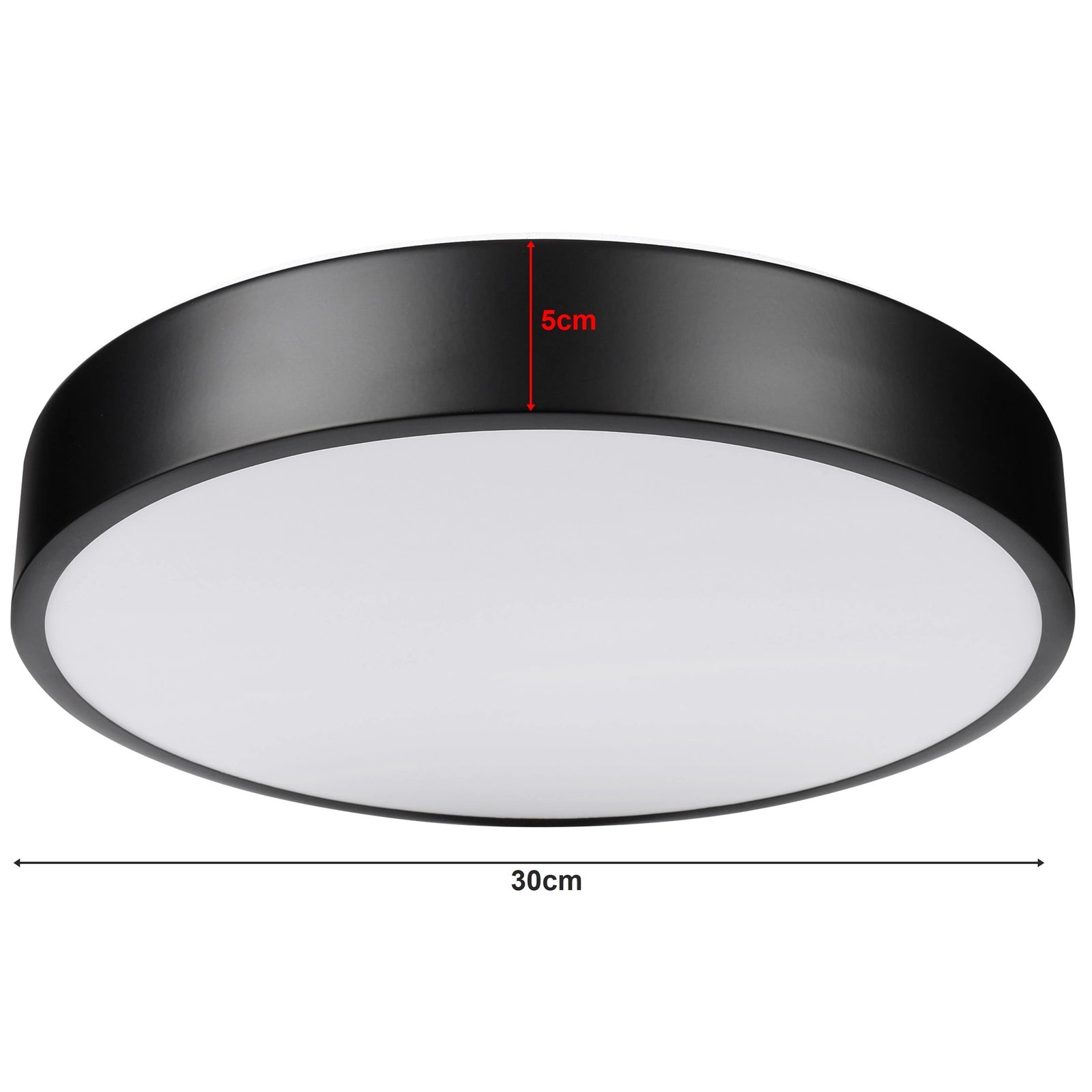 Plafon LED 30W Minimalistyczne światło, spokojna przestrzeń