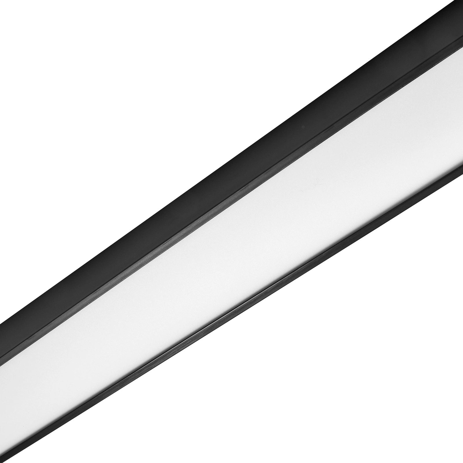 Plafon sufitowy LED 40W czarny – nowoczesna oprawa liniowa, neutralna barwa światła 4000K